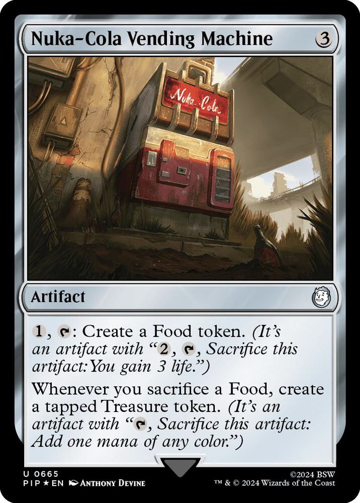 Nuka-Cola Vending Machine (Surge Foil) 665 card from Universes Beyond: Fallout