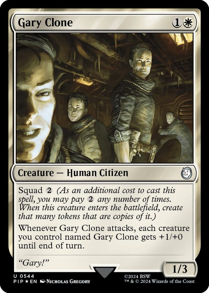 Gary Clone (Surge Foil) 544 card from Universes Beyond: Fallout