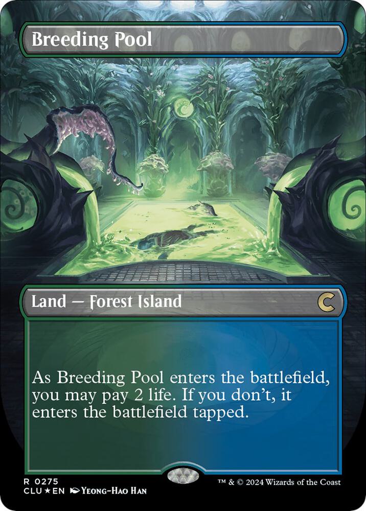 Breeding Pool (Borderless) 275 card from Ravnica: Clue Edition