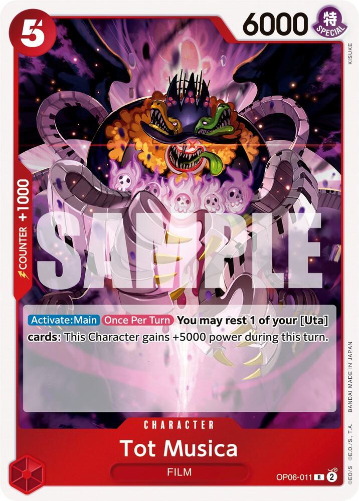 Tot Musica OP06-011 card from Wings of the Captain