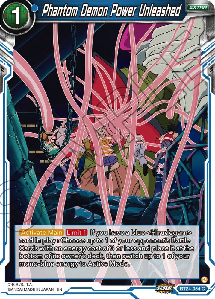 Phantom Demon Power Unleashed BT24-054 card from Beyond Generations