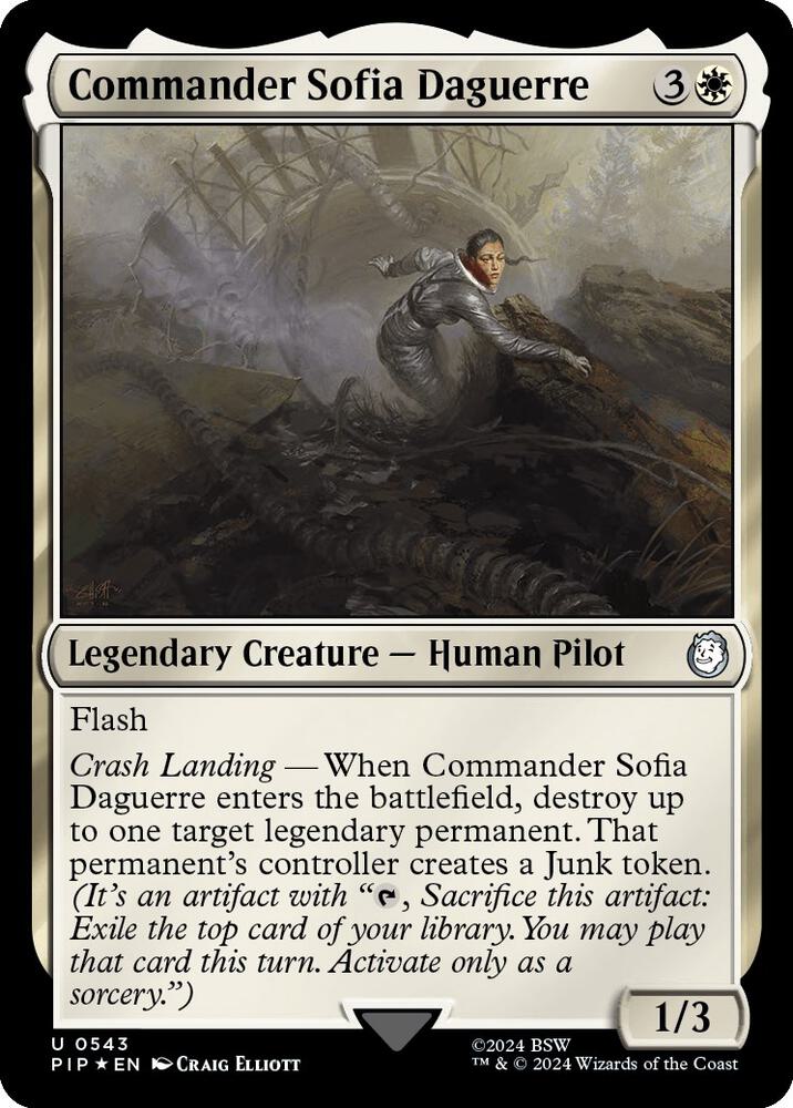 Commander Sofia Daguerre (Surge Foil) 543 card from Universes Beyond: Fallout