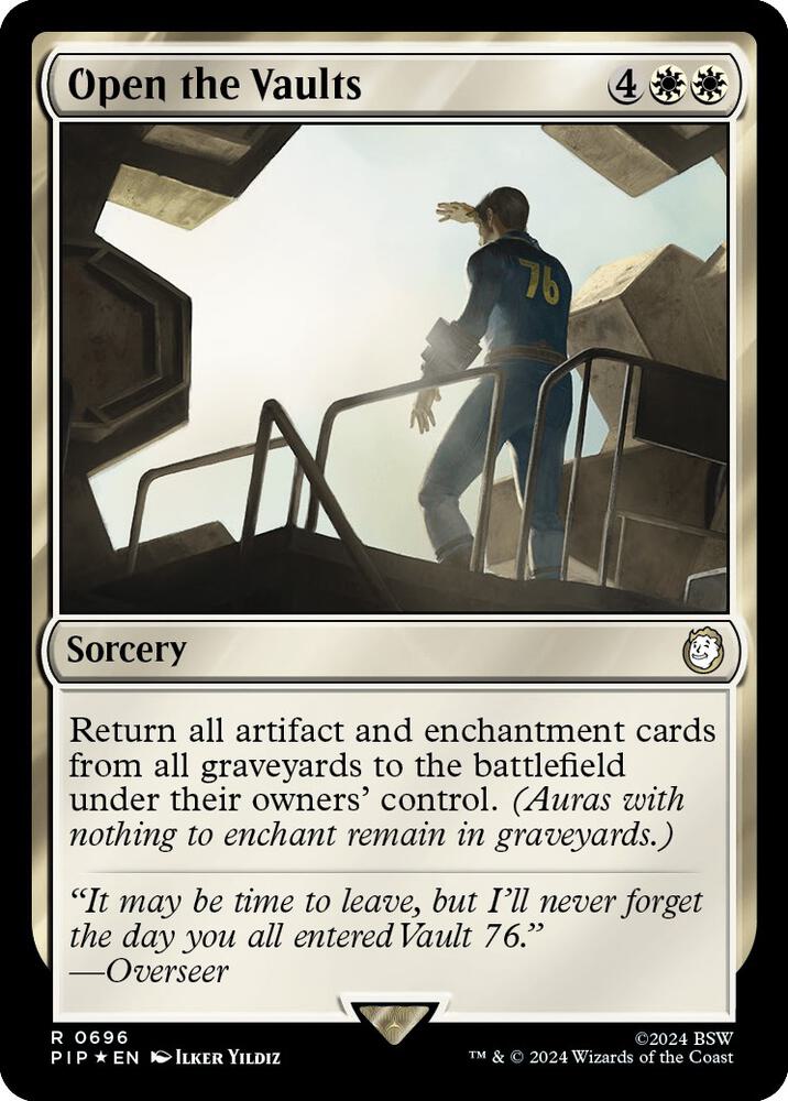 Open the Vaults (Surge Foil) 696 card from Universes Beyond: Fallout