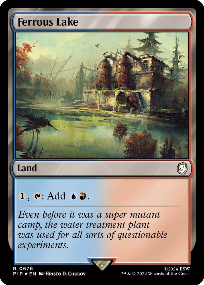 Ferrous Lake (Surge Foil) 676 card from Universes Beyond: Fallout