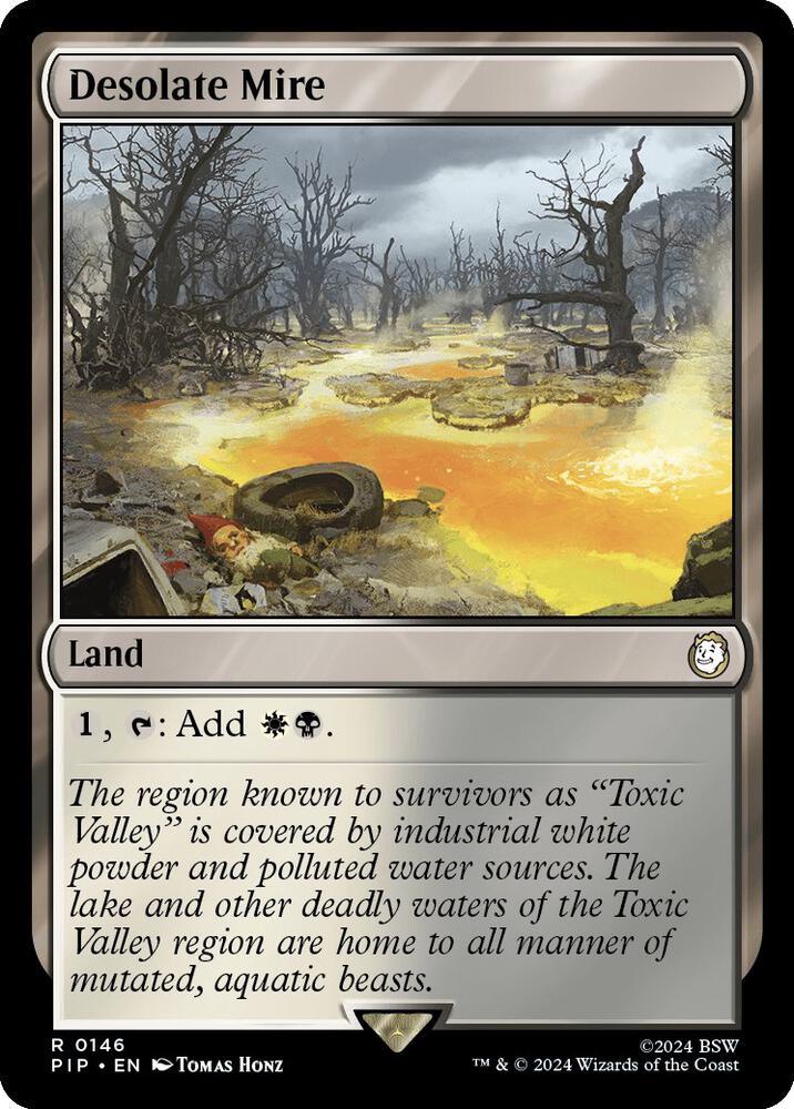 Desolate Mire 146 card from Universes Beyond: Fallout