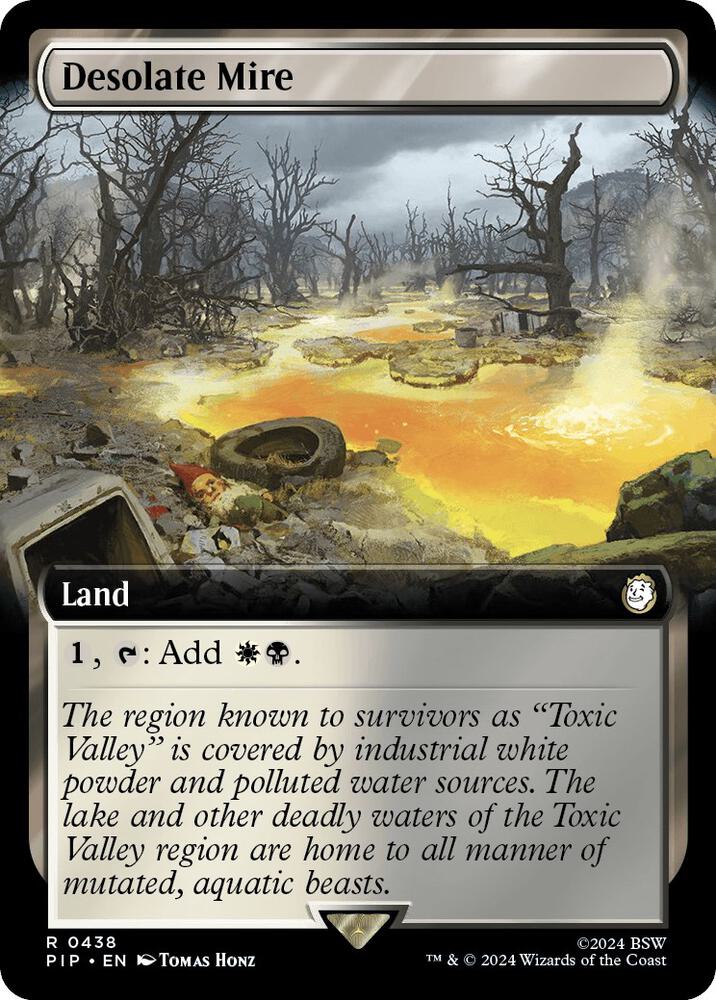 Desolate Mire (Extended Art) 438 card from Universes Beyond: Fallout