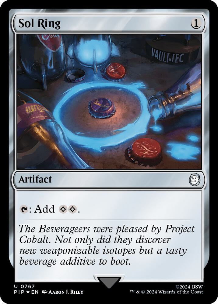 Sol Ring (Surge Foil) 767 card from Universes Beyond: Fallout
