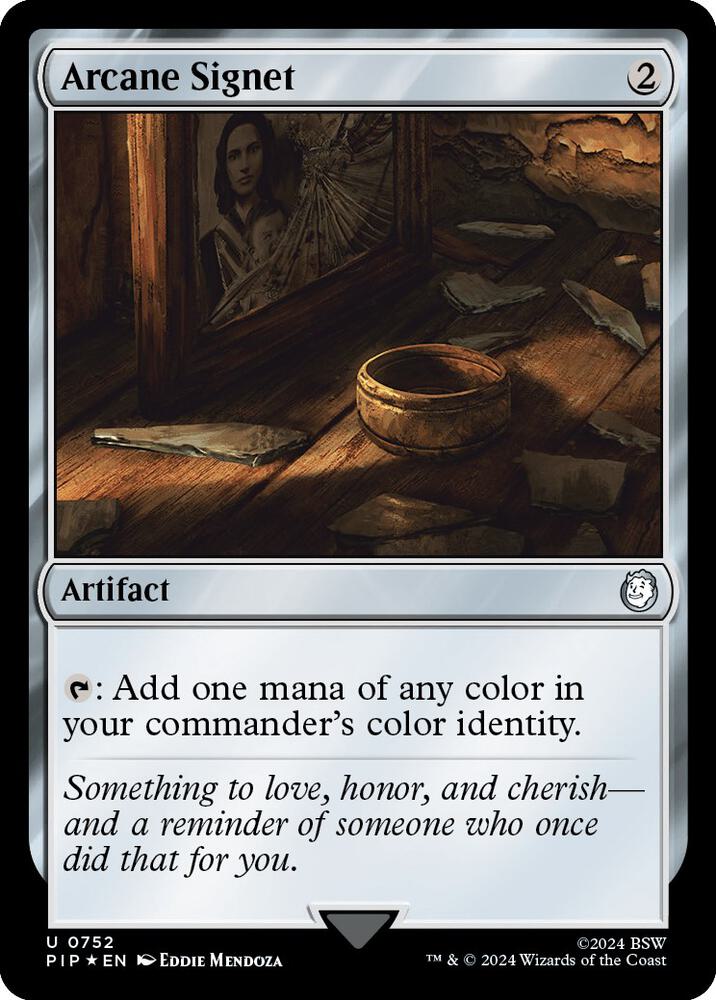 Arcane Signet (Surge Foil) 752 card from Universes Beyond: Fallout