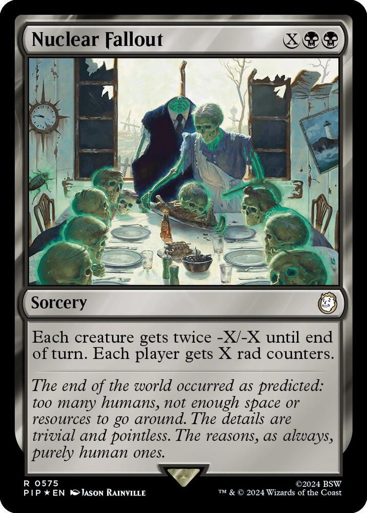 Nuclear Fallout (Surge Foil) 575 card from Universes Beyond: Fallout