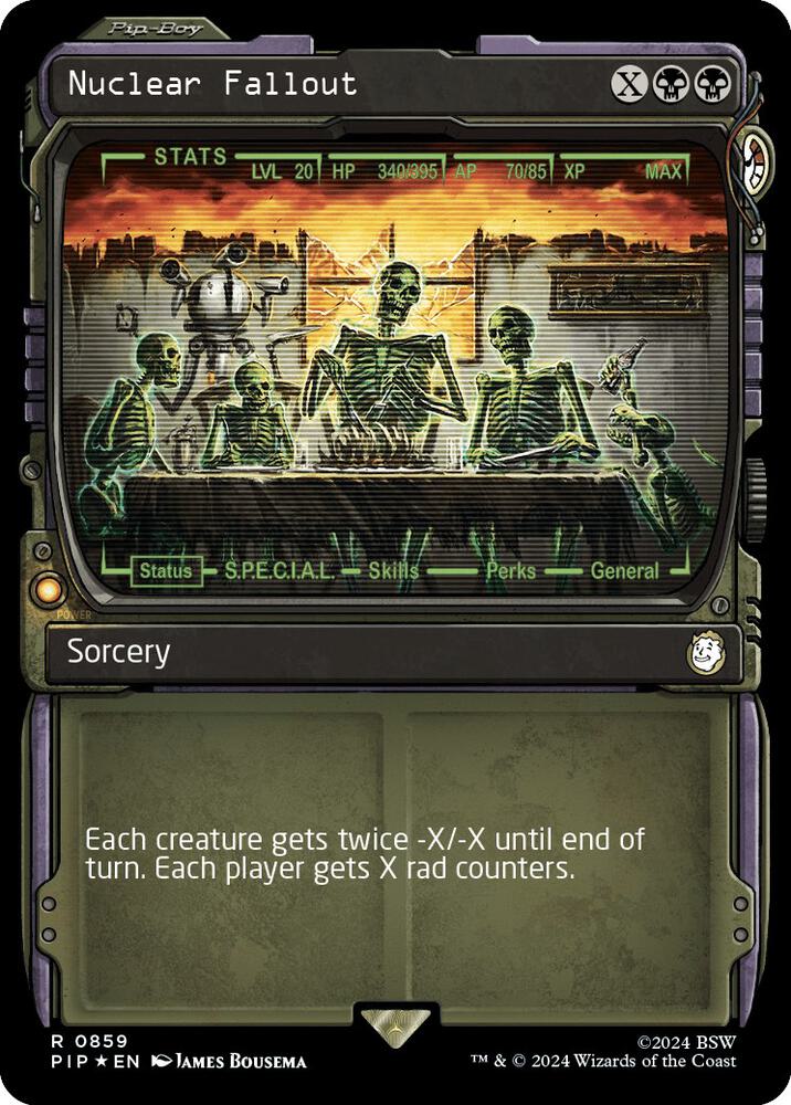 Nuclear Fallout (Showcase) (Surge Foil) 859 card from Universes Beyond: Fallout