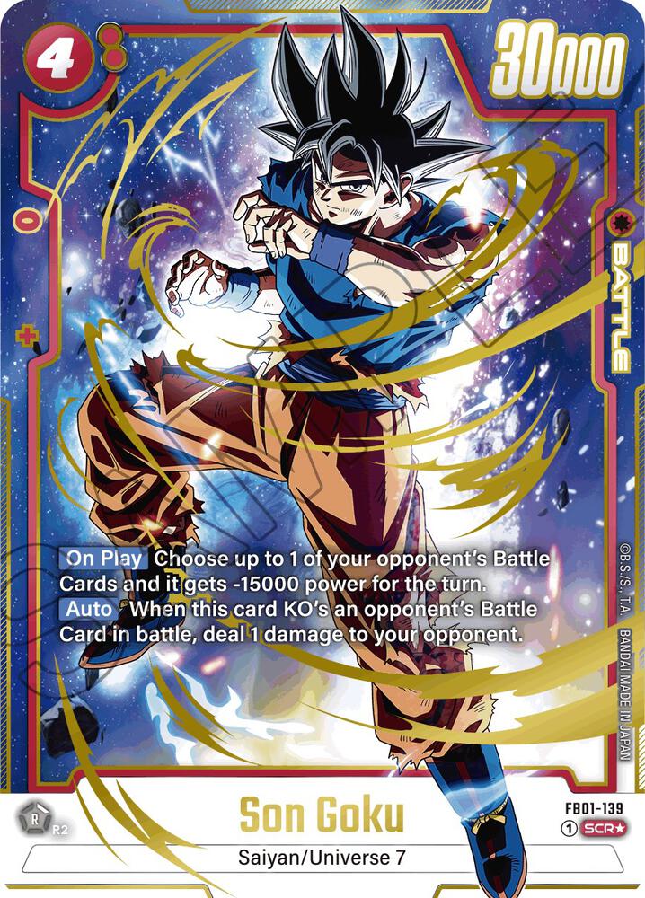 Son Goku (Alternate Art) FB01-139 card from Awakened Pulse