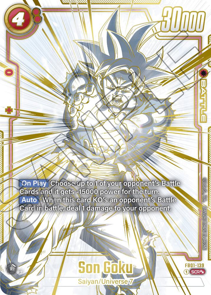 Son Goku (Super Alternate Art) FB01-139 card from Awakened Pulse