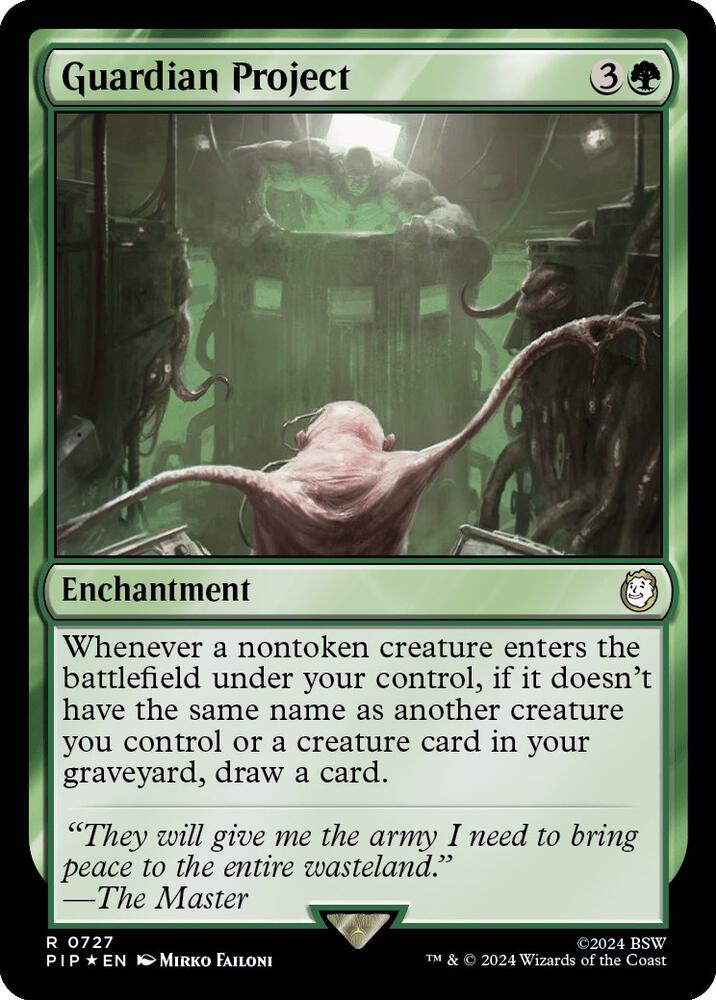 Guardian Project (Surge Foil) 727 card from Universes Beyond: Fallout