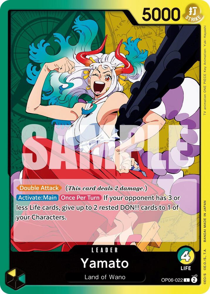 Yamato OP06-022 card from Wings of the Captain