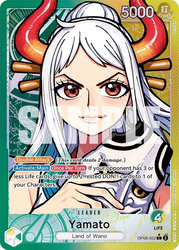 Yamato (Alternate Art) OP06-022 card from Wings of the Captain