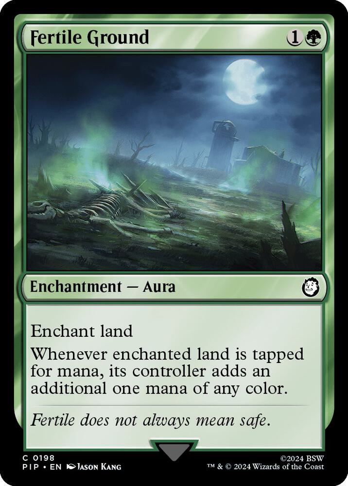Fertile Ground 198 card from Universes Beyond: Fallout