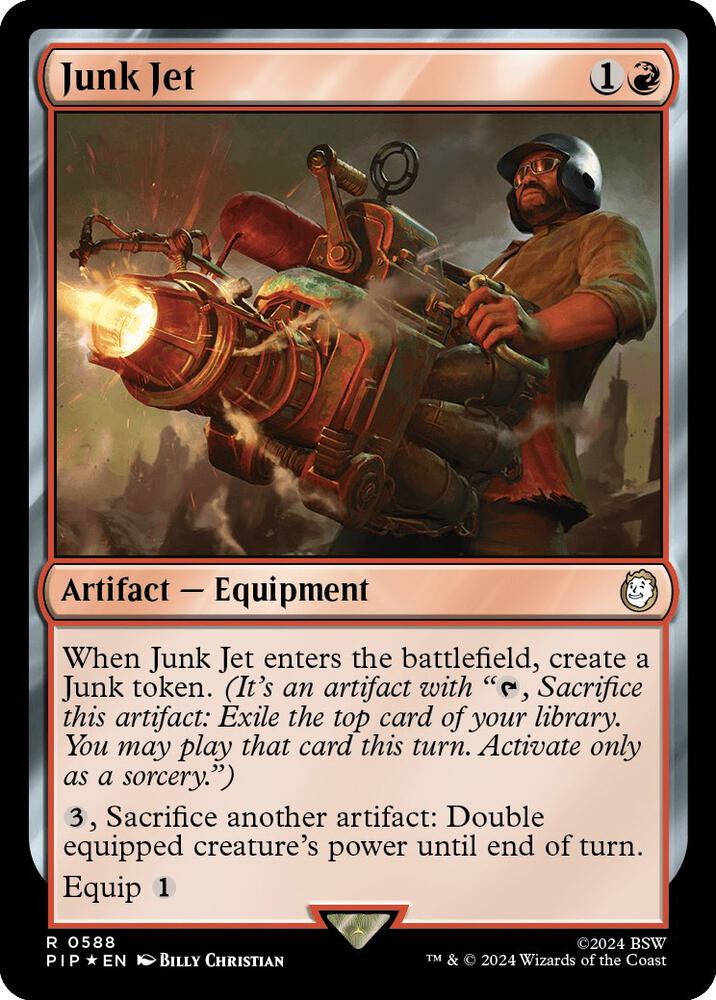 Junk Jet (Surge Foil) 588 card from Universes Beyond: Fallout