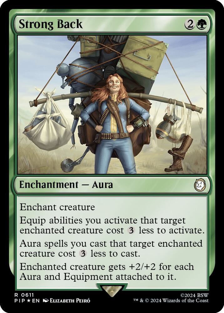 Strong Back (Surge Foil) 611 card from Universes Beyond: Fallout
