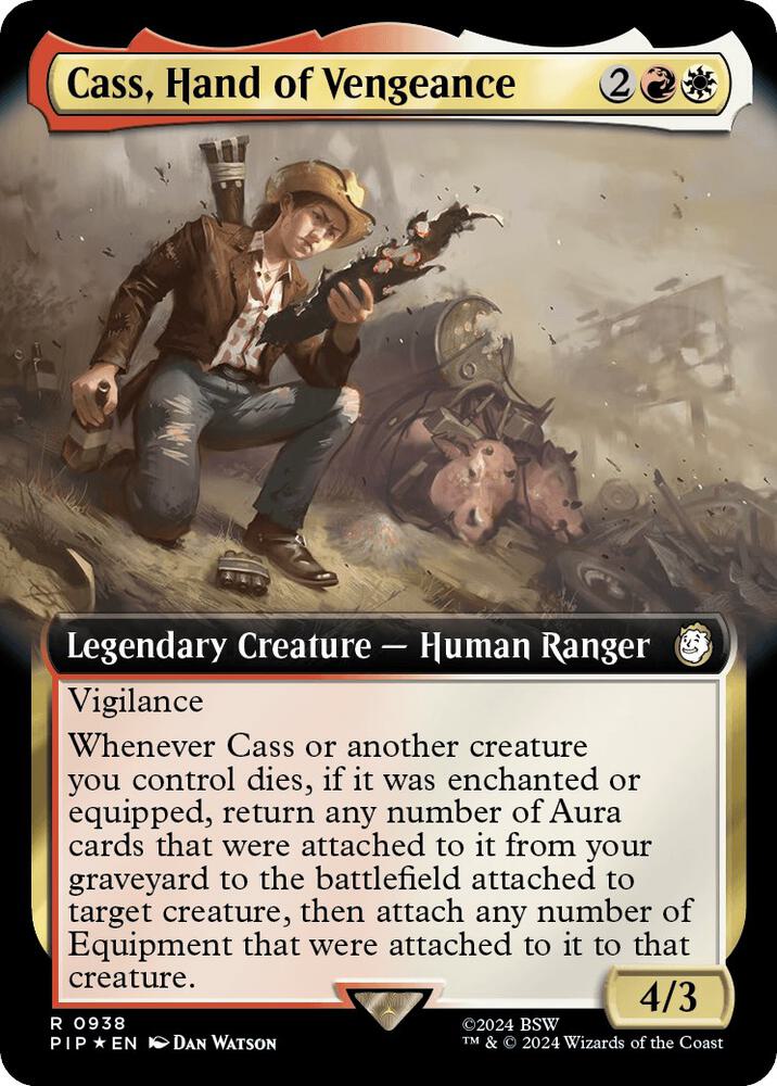 Cass, Hand of Vengeance (Extended Art) (Surge Foil) 938 card from Universes Beyond: Fallout