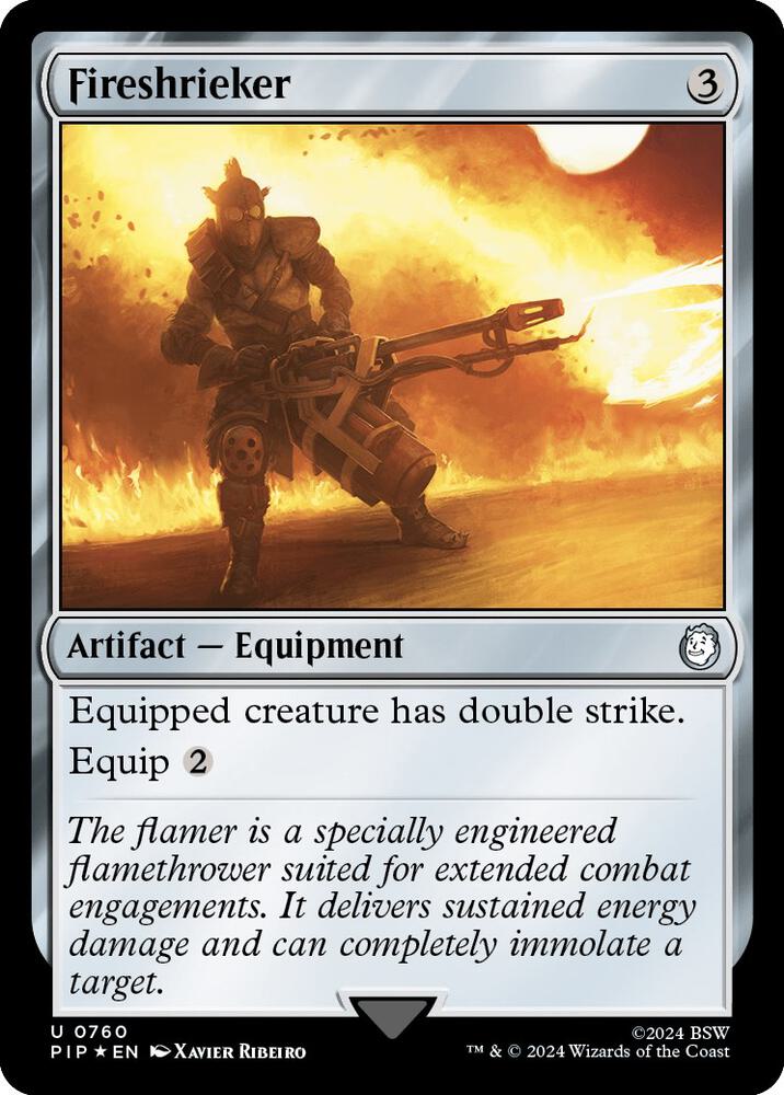 Fireshrieker (Surge Foil) 760 card from Universes Beyond: Fallout