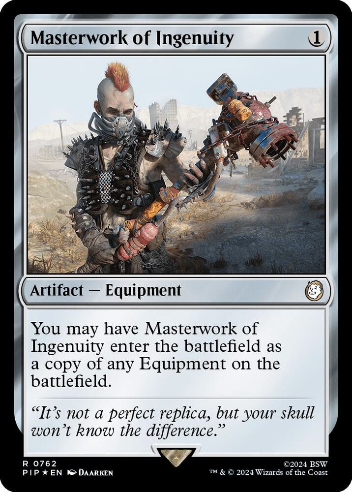 Masterwork of Ingenuity (Surge Foil) 762 card from Universes Beyond: Fallout