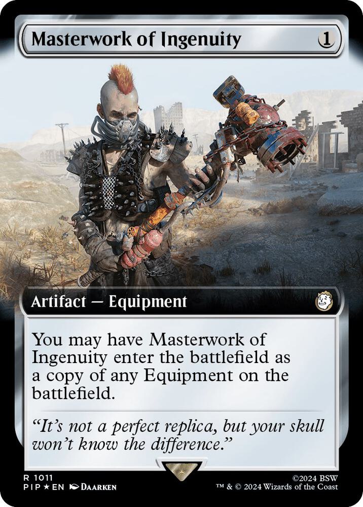Masterwork of Ingenuity (Extended Art) (Surge Foil) 1011 card from Universes Beyond: Fallout