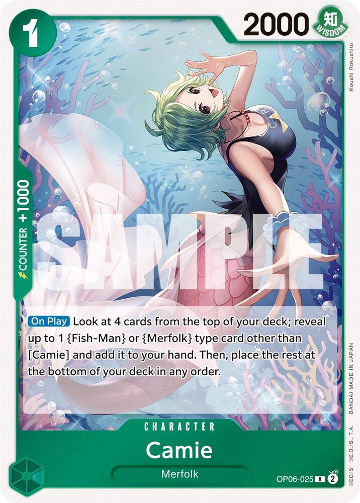Camie OP06-025 card from Wings of the Captain
