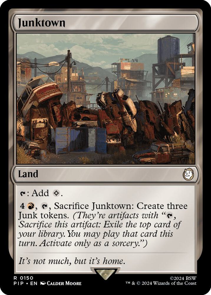 Junktown 150 card from Universes Beyond: Fallout