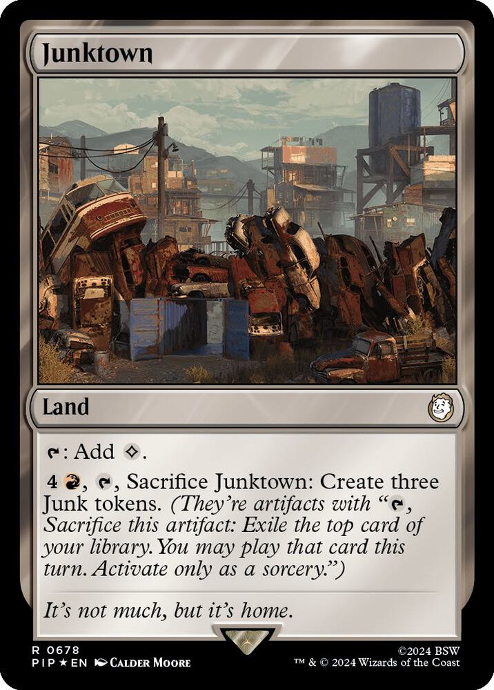 Junktown (Surge Foil) 678 card from Universes Beyond: Fallout