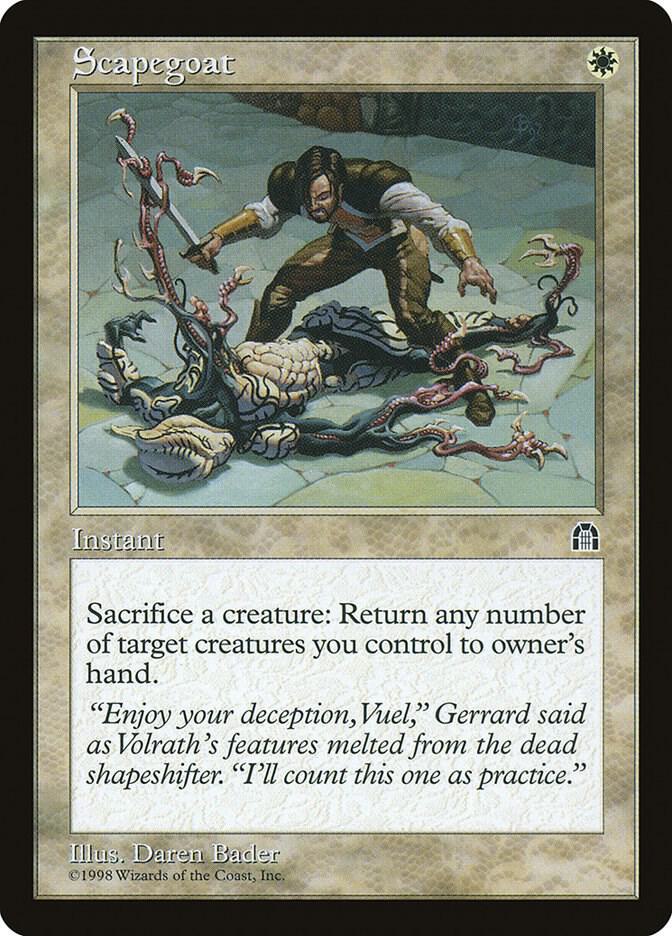 Scapegoat card from Stronghold