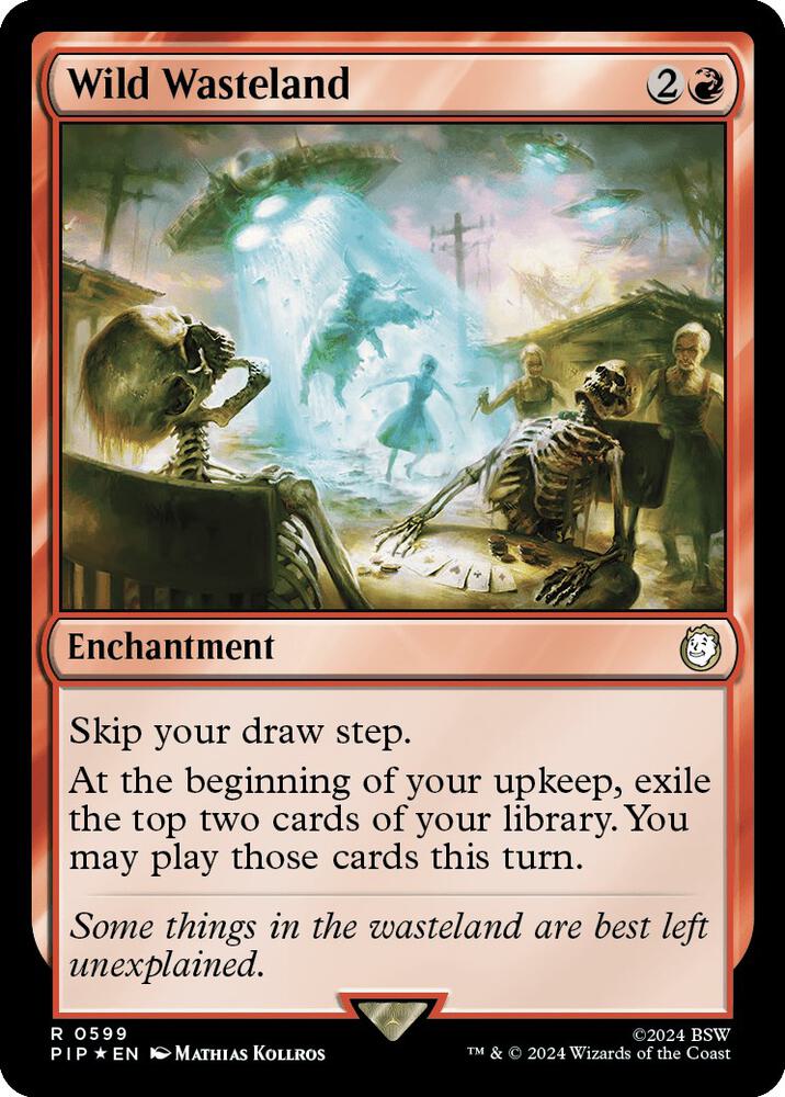 Wild Wasteland (Surge Foil) 599 card from Universes Beyond: Fallout