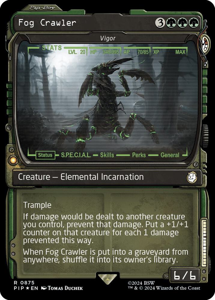Fog Crawler - Vigor (Showcase) (Surge Foil) 875 card from Universes Beyond: Fallout