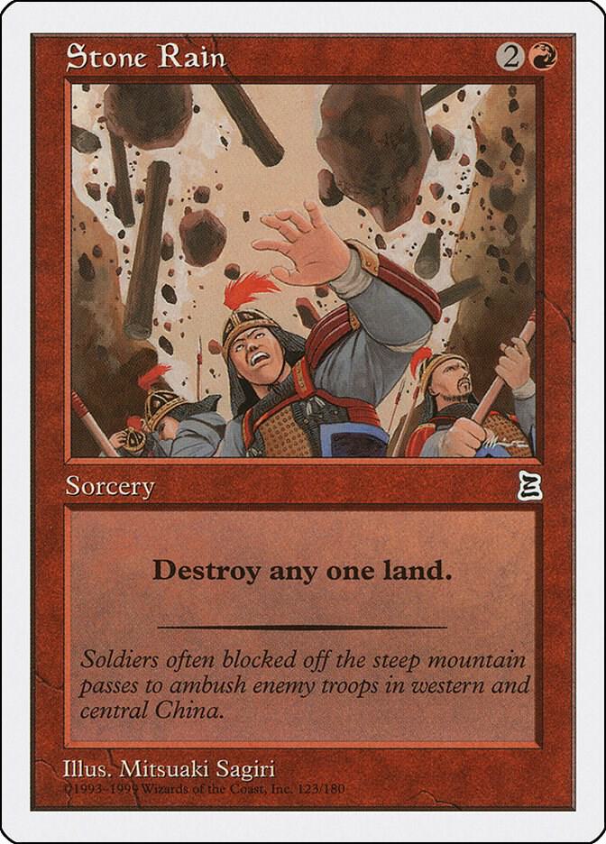 Stone Rain 123 card from Portal Three Kingdoms
