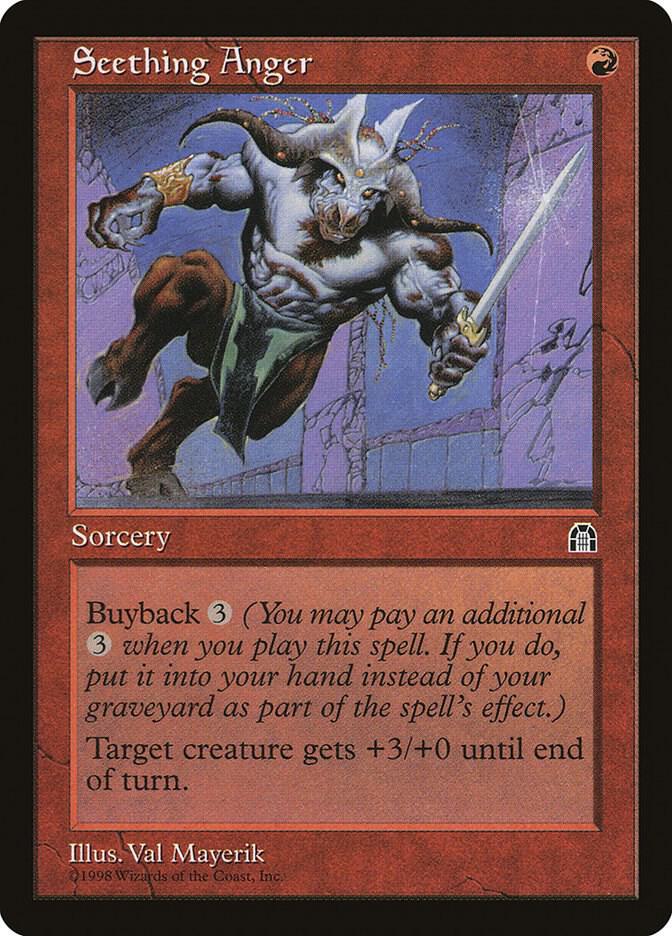 Seething Anger card from Stronghold