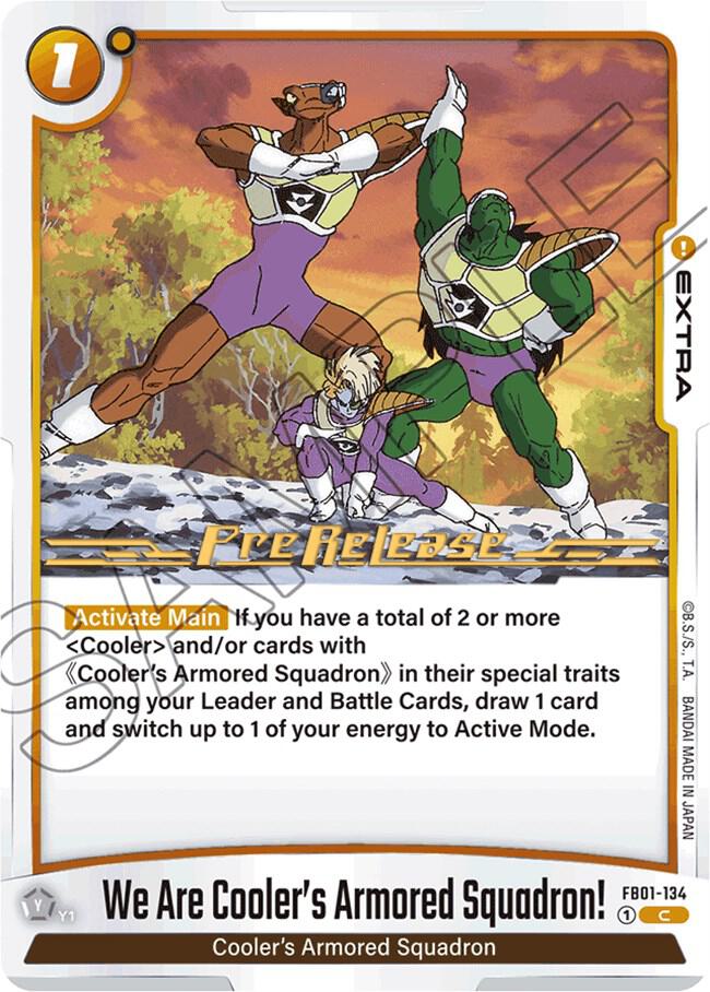 We Are Cooler's Armored Squadron! FB01-134 card from Awakened Pulse Pre-Release Cards