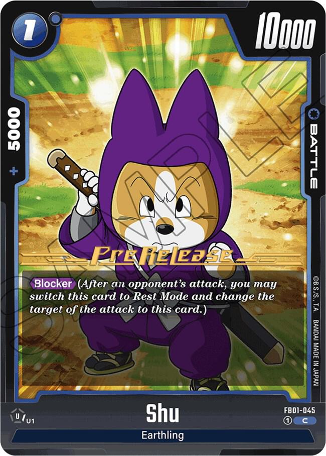 Shu FB01-045 card from Awakened Pulse Pre-Release Cards