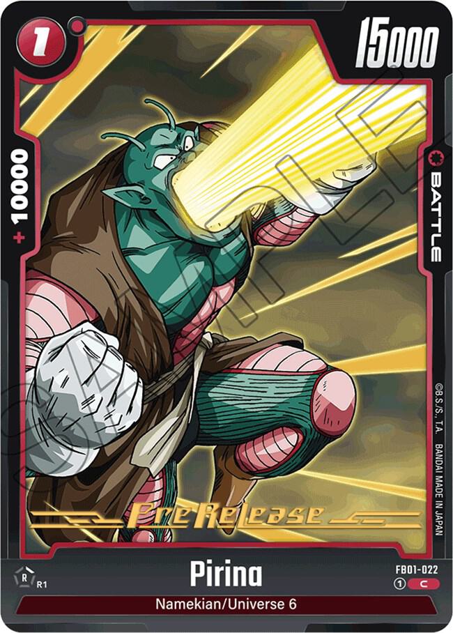 Pirina FB01-022 card from Awakened Pulse Pre-Release Cards