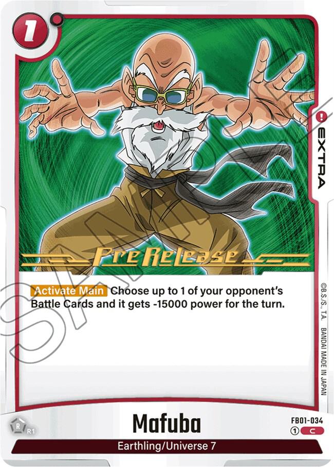 Mafuba FB01-034 card from Awakened Pulse Pre-Release Cards
