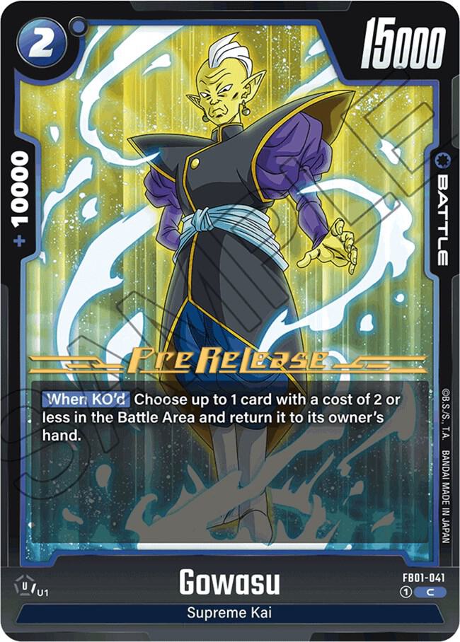 Gowasu FB01-041 card from Awakened Pulse Pre-Release Cards