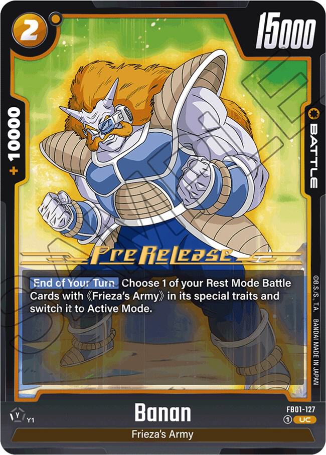 Banan FB01-127 card from Awakened Pulse Pre-Release Cards