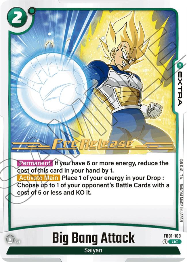 Big Bang Attack FB01-103 card from Awakened Pulse Pre-Release Cards