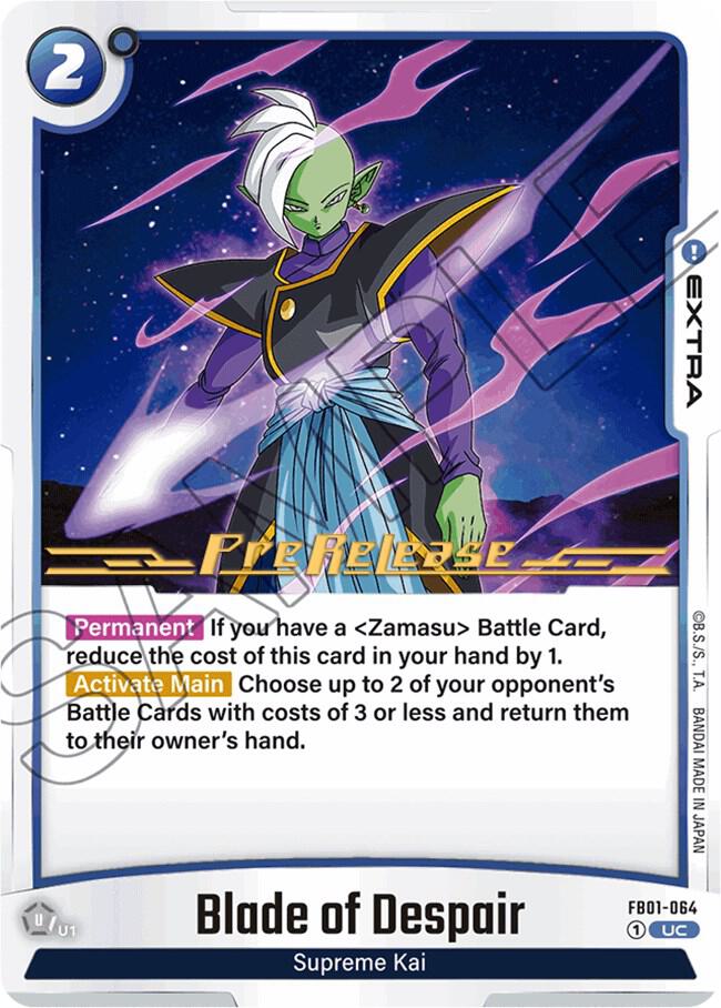 Blade of Despair FB01-064 card from Awakened Pulse Pre-Release Cards