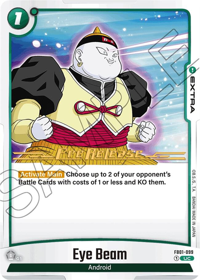 Eye Beam FB01-099 card from Awakened Pulse Pre-Release Cards