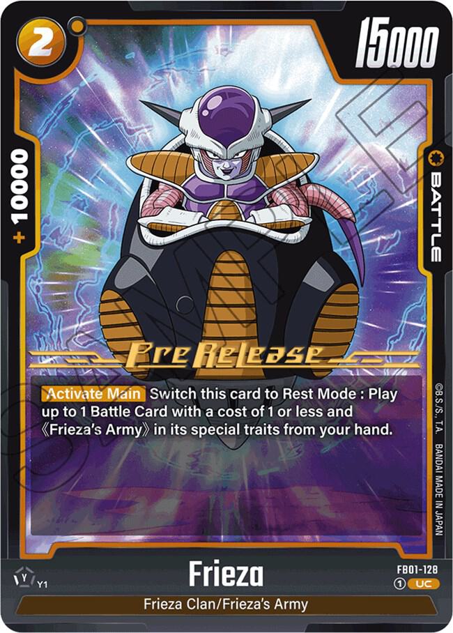 Frieza FB01-128 card from Awakened Pulse Pre-Release Cards