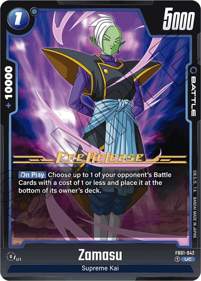 Zamasu FB01-042 card from Awakened Pulse Pre-Release Cards