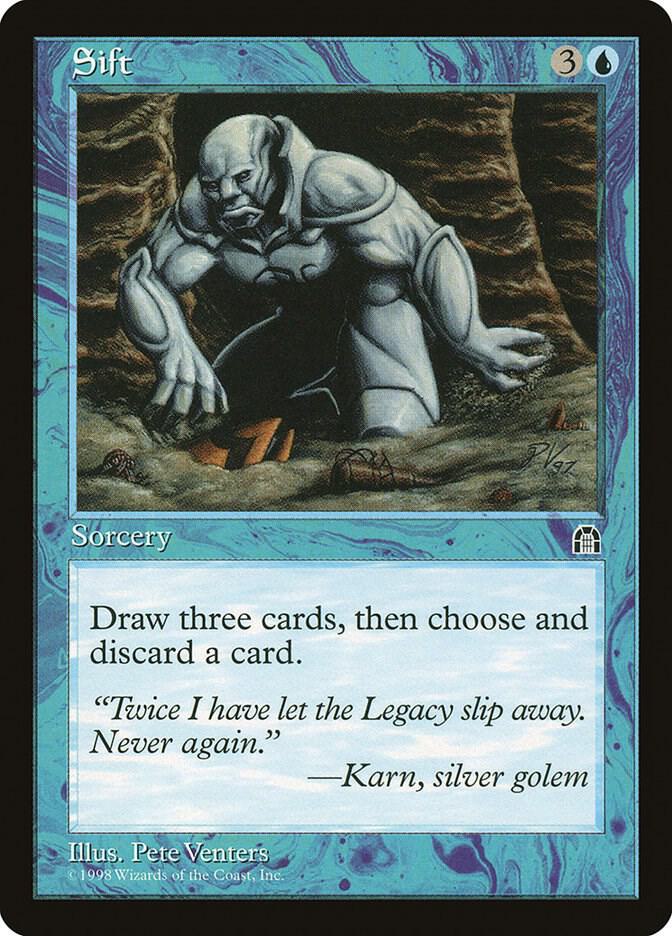 Sift card from Stronghold