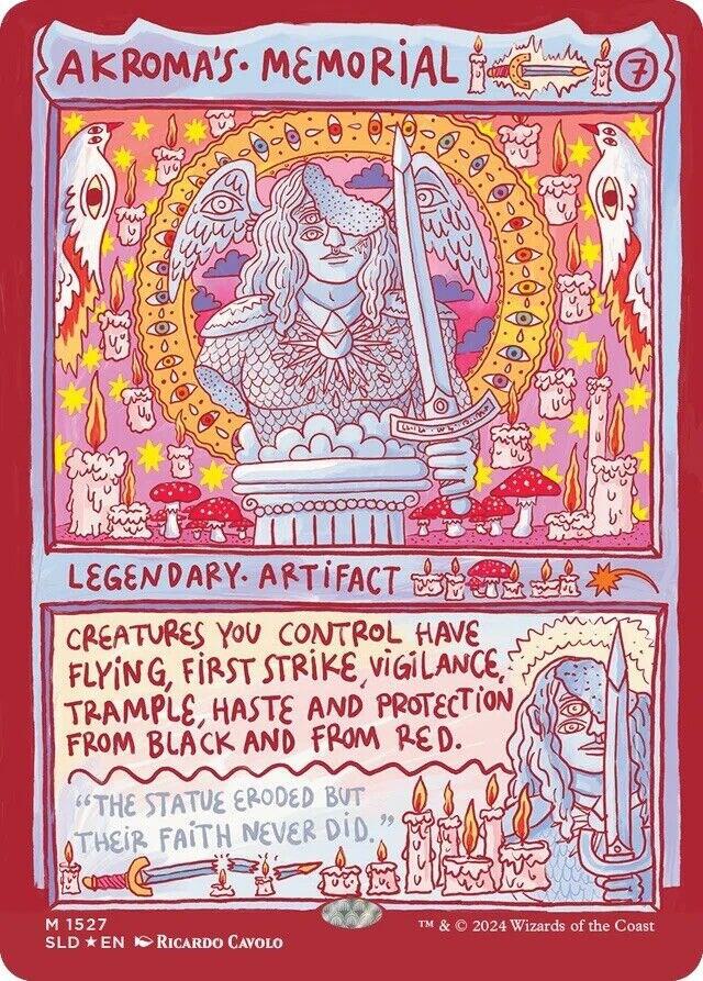 Akroma's Memorial (Rainbow Foil) 1527 card from Secret Lair Drop Series