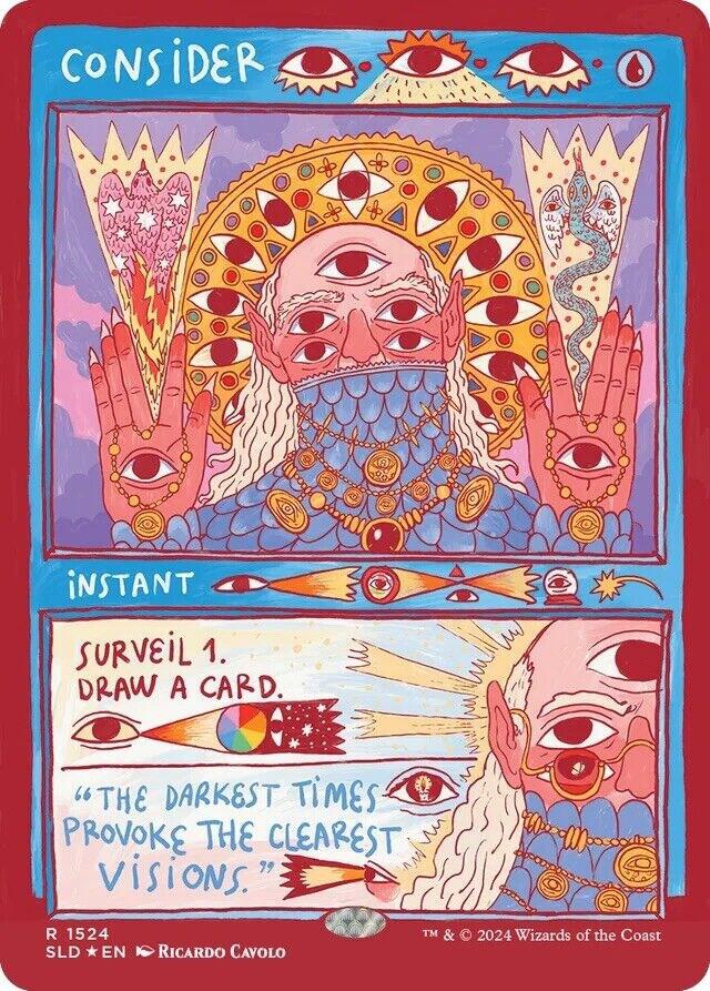 Consider (Rainbow Foil) 1524 card from Secret Lair Drop Series