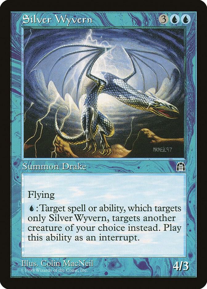 Silver Wyvern card from Stronghold