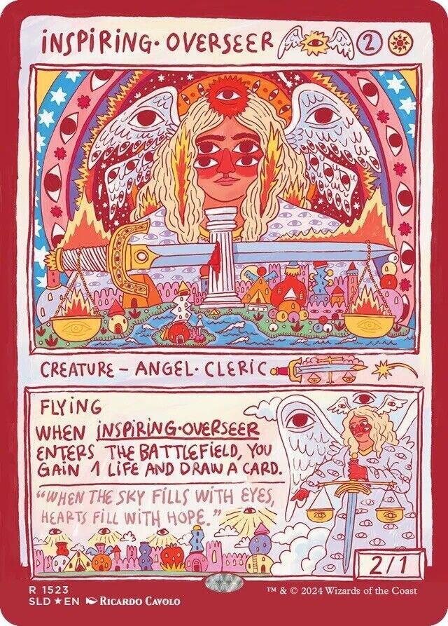 Inspiring Overseer (Rainbow Foil) 1523 card from Secret Lair Drop Series